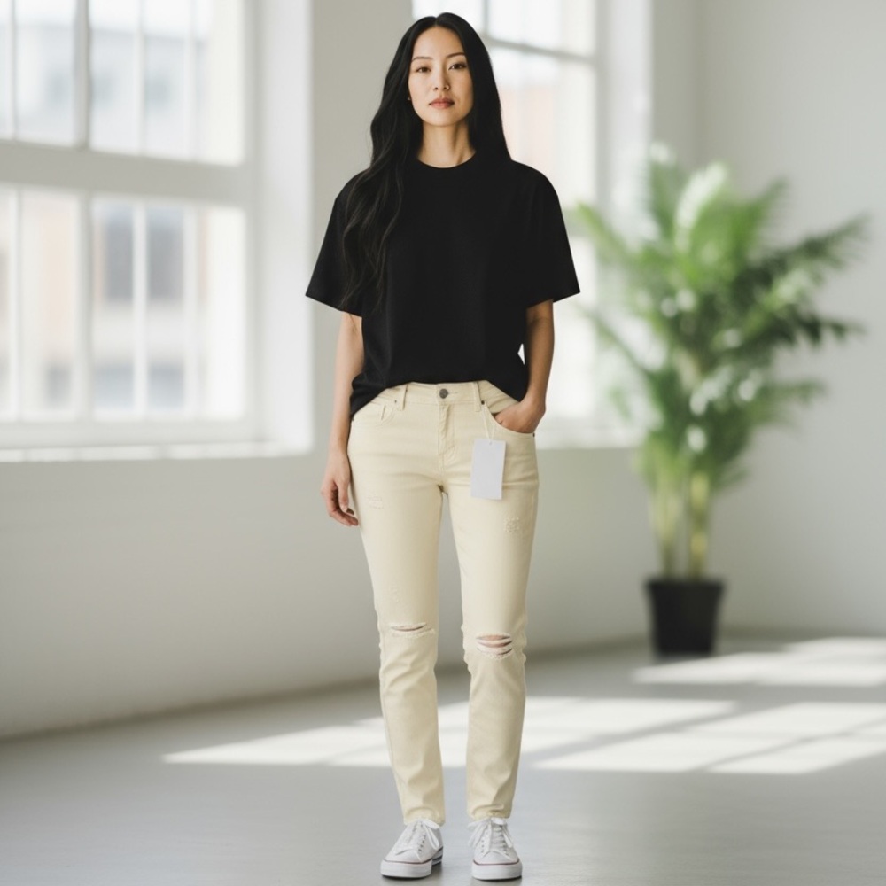 NWT Zara - size 4- Skinny- Trafaluc- Distressed 2% Elastane